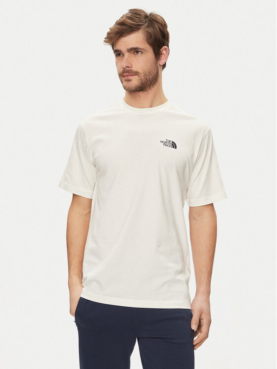 The North Face The North Face Tricou NF0A880R Écru Regular Fit