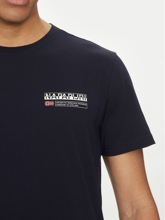 Napapijri Napapijri T-Shirt Kasba NP0A4HQQ Granatowy Regular Fit
