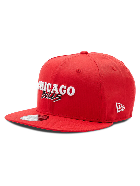 Șapcă New Era 9Fifty Chicago Bulls Script Team 60285205 Roșu