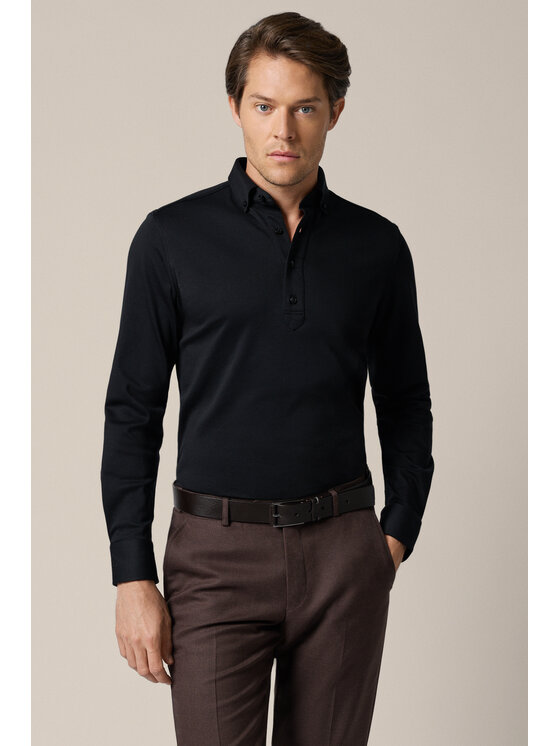 Lancerto Lancerto Koszula Fiorenzo KO073126000063 Czarny Regular Fit