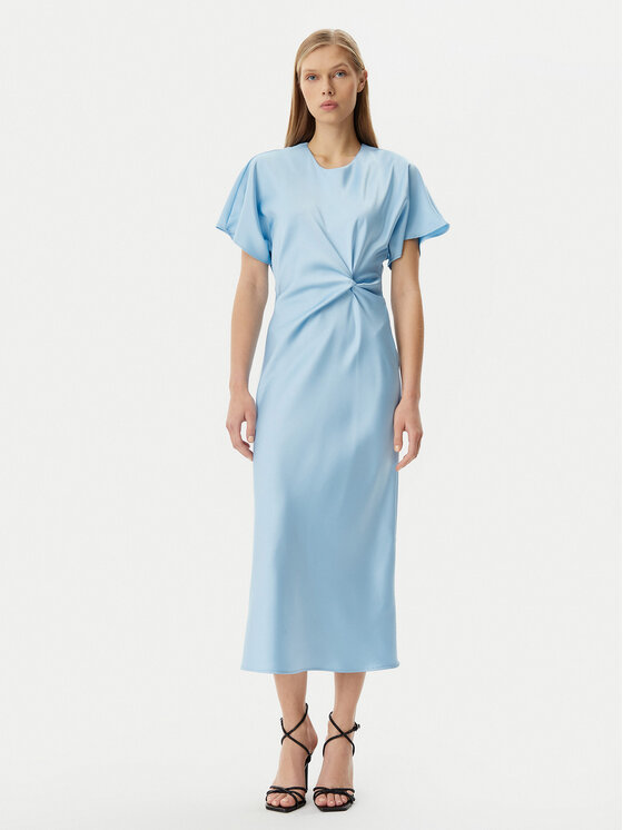 Rinascimento Rinascimento Rochie cocktail CFC0122932003 Albastru celest Regular Fit
