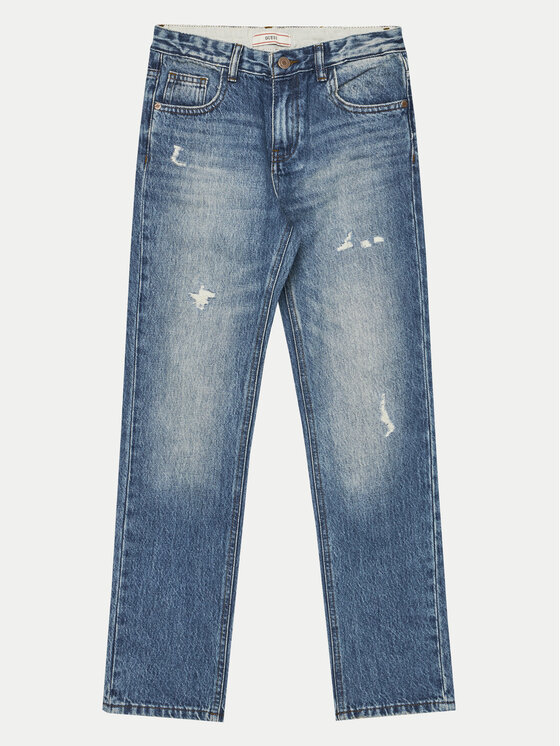 Chłopięce Jeansy Guess, Rozmiar 7Y, Niebieskie, L4BA07 D5D70