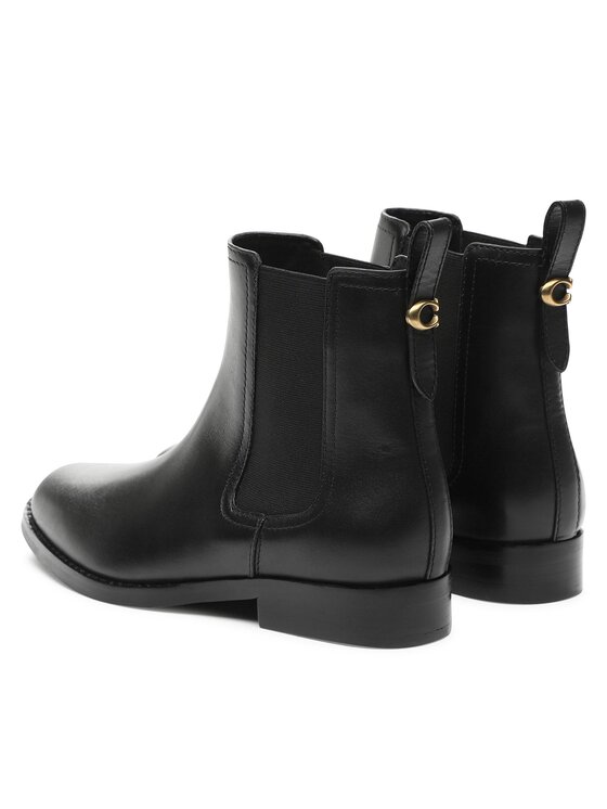 Coach Coach Μποτάκια με λάστιχο Maeve Lth Bootie CN143 Μαύρο
