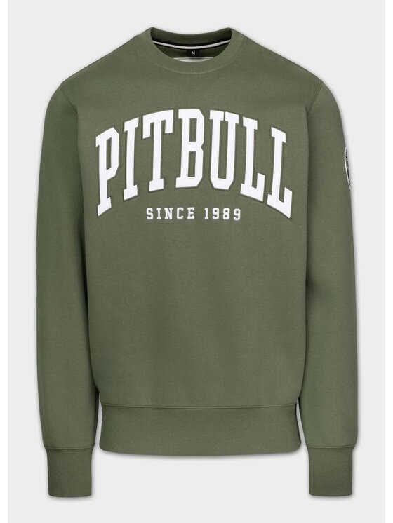 PITBULL PITBULL Bluza NORTON Zielony Regular Fit