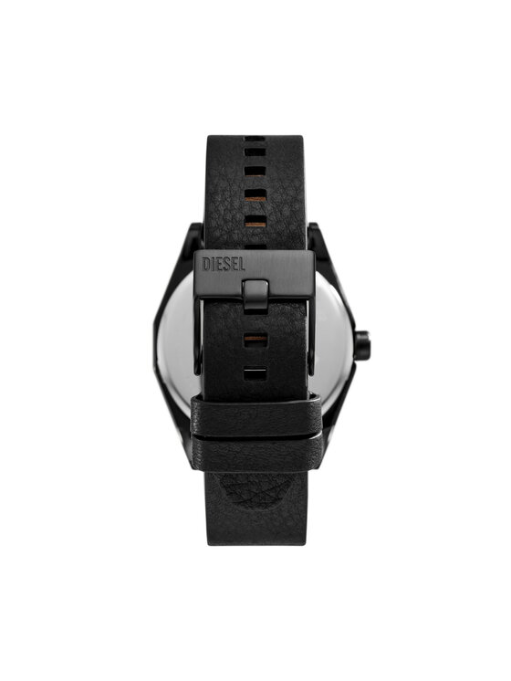 Diesel Diesel Set de ceas și brățară Double Scraper DZ2210SET Negru