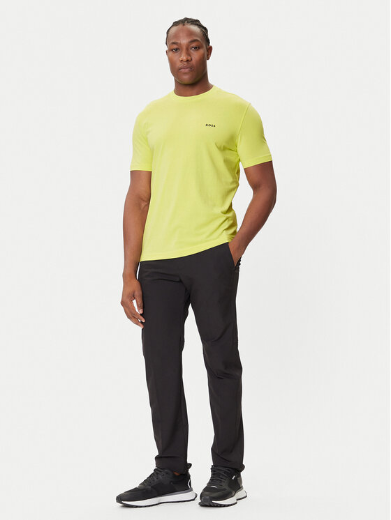 BOSS BOSS T-shirt 50506373 Zelena Regular Fit