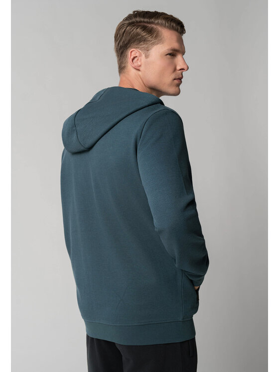Volcano Volcano Bluza B-SAGI Niebieski Regular Fit
