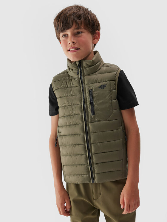 4F 4F Gilet 4FJAW23TVJAM040 Cachi Regular Fit