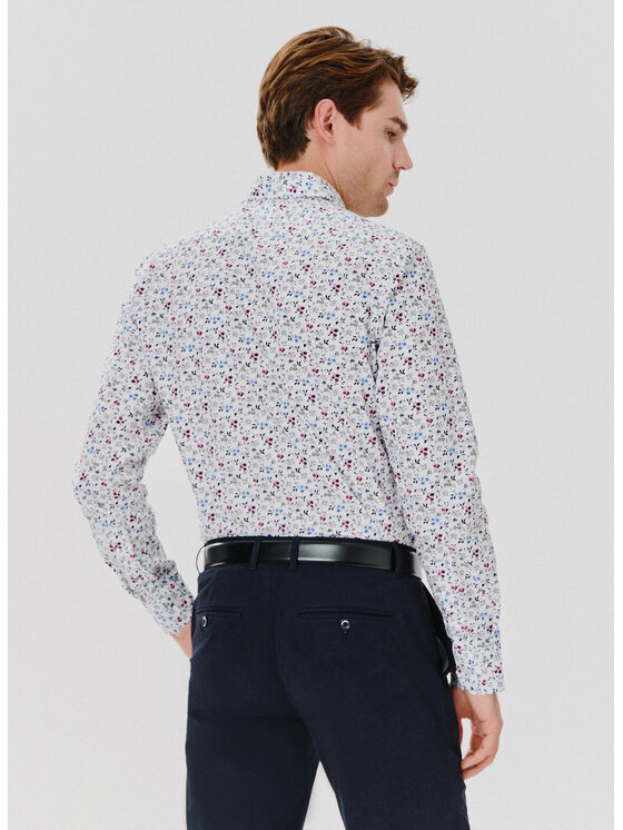 Pako Lorente Pako Lorente Koszula P24WF-1X-027 Biały Slim Fit