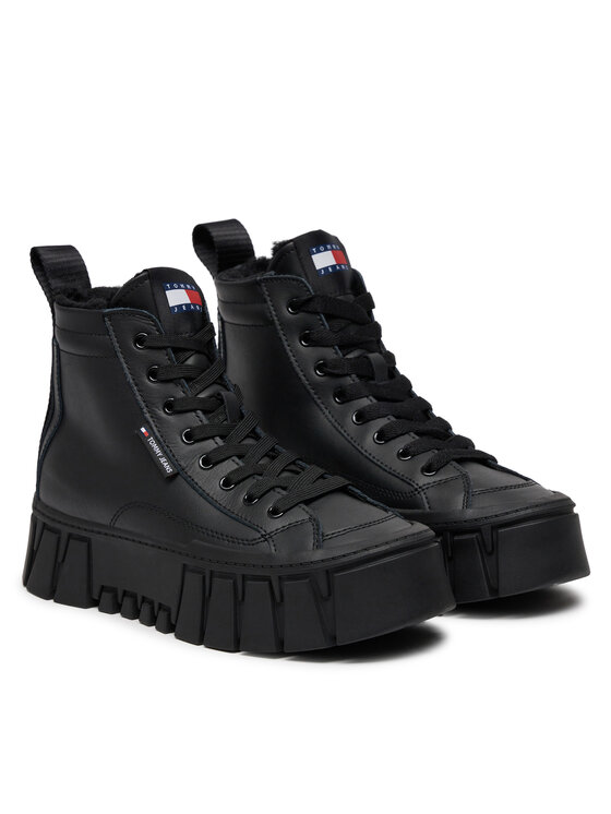 Tommy Jeans Tommy Jeans Schnürschuhe EN0EN02609 Schwarz