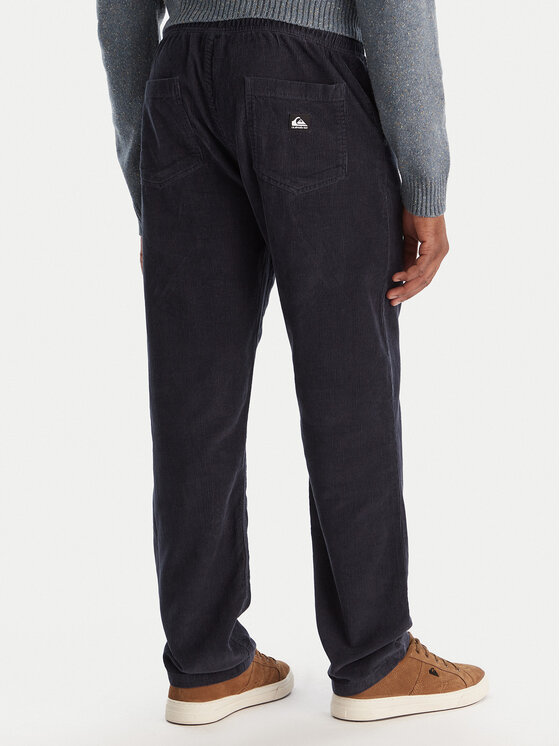 Quiksilver Quiksilver Текстилни панталони Taxer EQYNP03315 Тъмносин Loose Fit