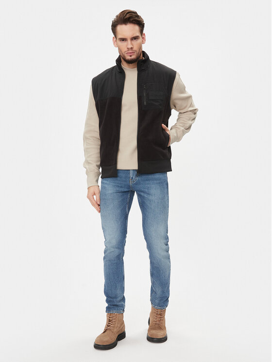 Calvin Klein Jeans Calvin Klein Jeans Prsluk J30J324109 Crna Relaxed Fit