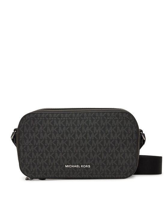 Geantă crossover MICHAEL Michael Kors Hudson 33S5LHDM5B Negru