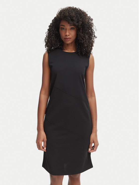Calvin Klein Rochie de zi LV044F215G Negru Regular Fit