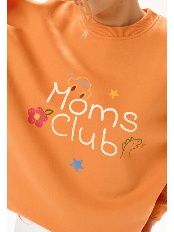 Mirons Mirons Bluza soft Pomarańczowy Regular Fit