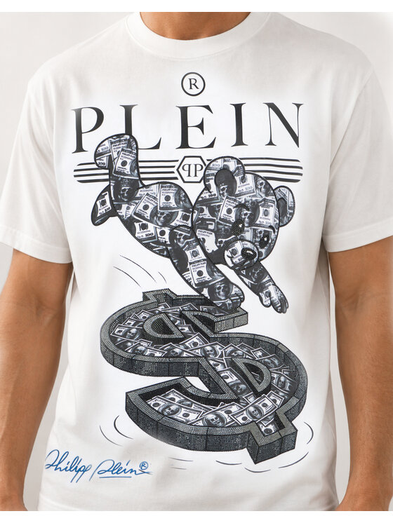 PHILIPP PLEIN PHILIPP PLEIN T-Shirt 31105 Bílá Regular Fit
