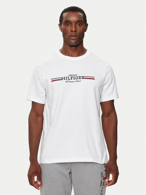 Tommy Hilfiger T-shirt MW0MW36480 Bijela Regular Fit