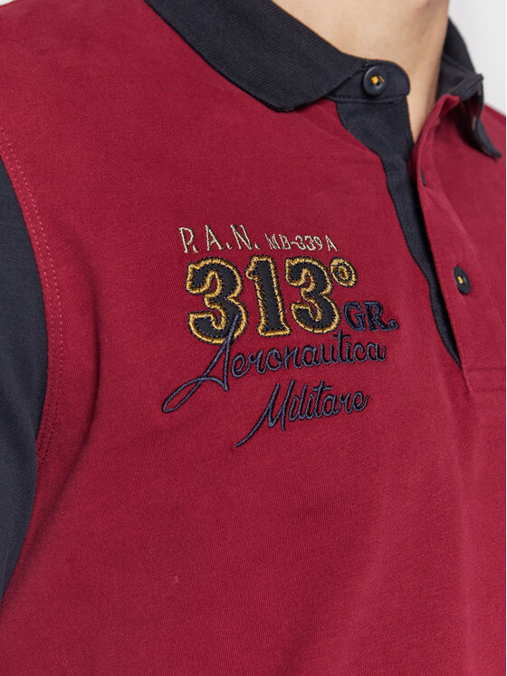 Aeronautica Militare Aeronautica Militare Polo 222PO1643J564 Bordeaux Regular Fit