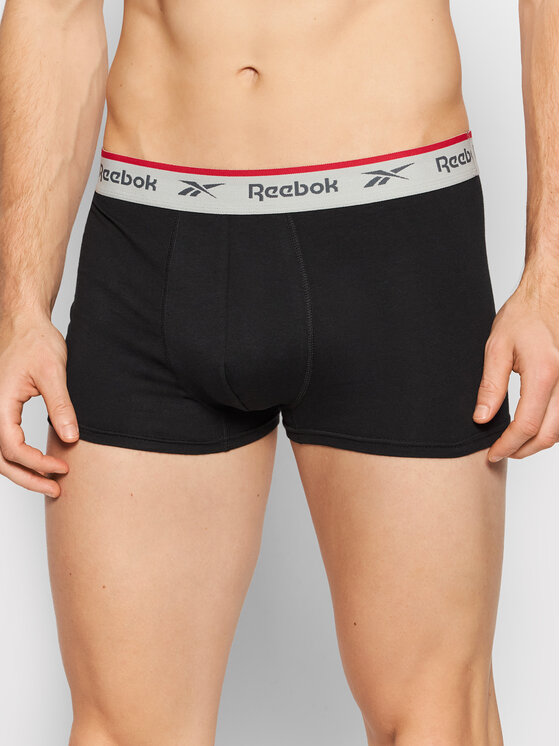 Reebok Reebok Komplet 3 par bokserek Ovett C8266 Czarny