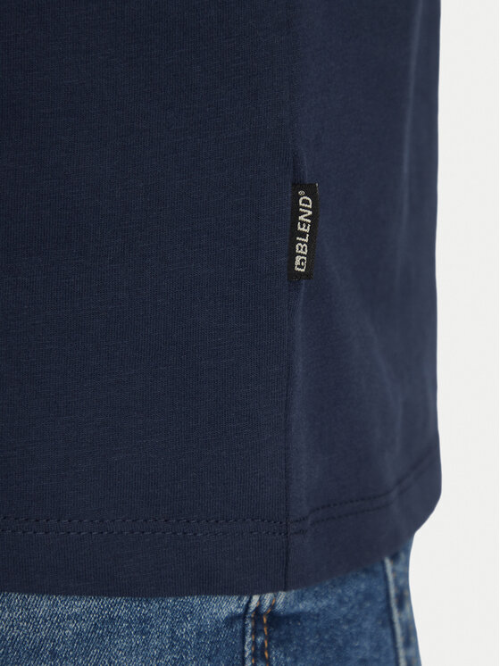 Blend Blend T-Shirt 20717759 Granatowy Regular Fit