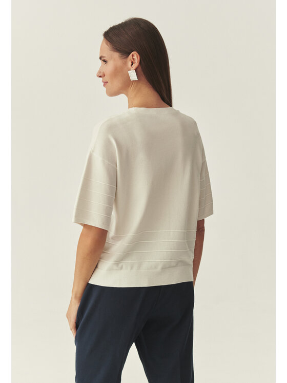 TATUUM TATUUM Halenka PATRA Bílá Loose Fit