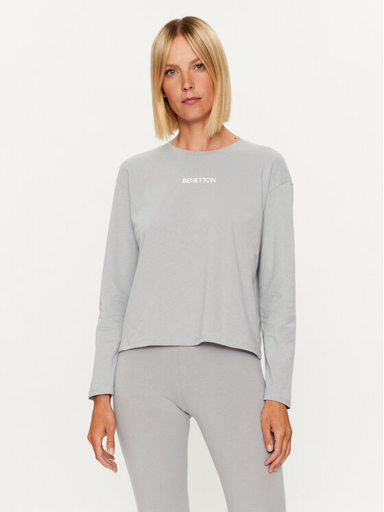 United Colors Of Benetton United Colors Of Benetton Pizsama felső 30963M04S Szürke Regular Fit