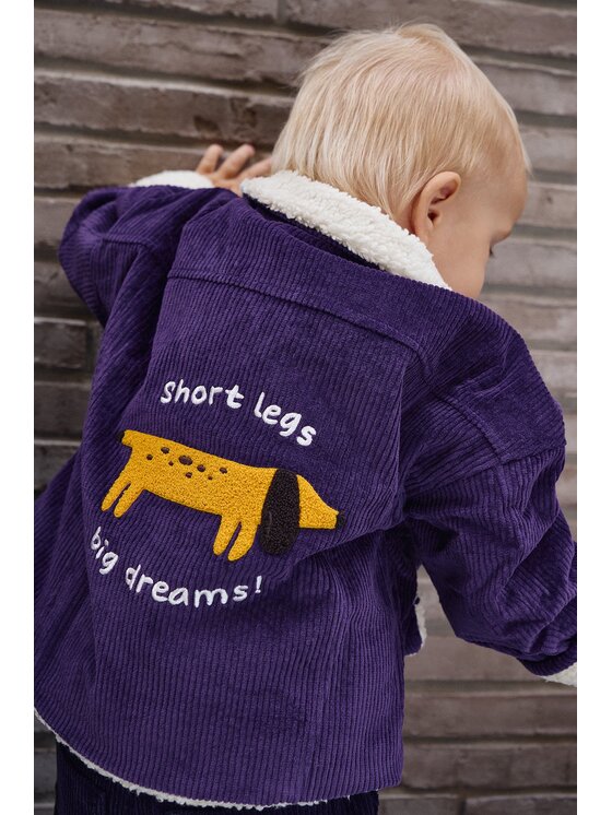 Kid story Kid story Kurtka przejściowa KT_SLBD_1 Granatowy Oversize