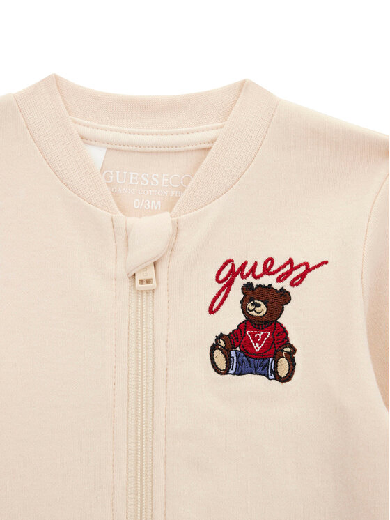 Guess Guess Набір джемпер, боді і спортивні штани H6RW02 KA6W4 Бежевий Regular Fit