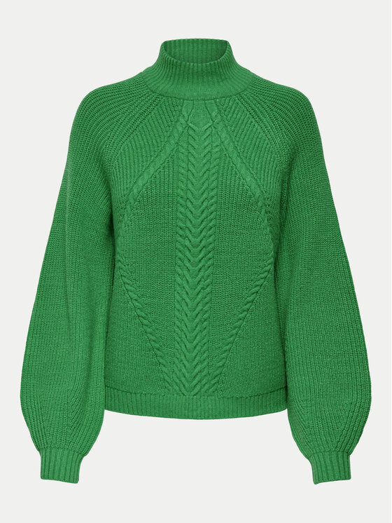 ONLY ONLY Golf Katia 15324678 Zielony Regular Fit