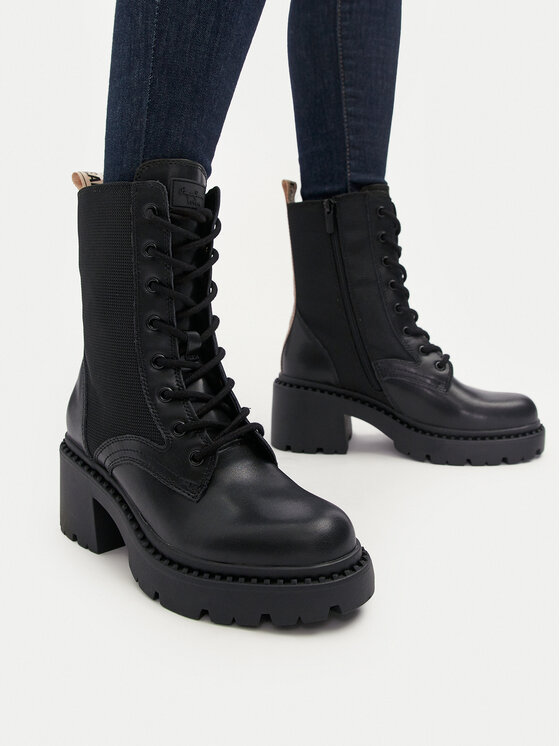 Pepe Jeans Pepe Jeans Čizme Glen West PLS50551 Crna