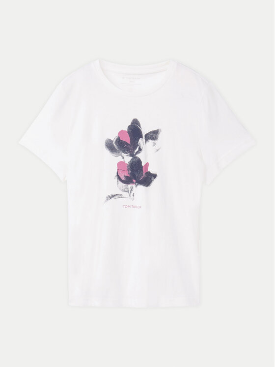 Tom Tailor Tom Tailor T-Shirt 1043104 Λευκό Regular Fit