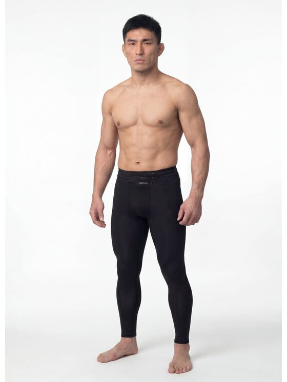 PITBULL PITBULL Legginsy SMALL LOGO Czarny Regular Fit