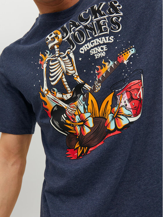 Jack & Jones Jack & Jones Футболка Beach Bone 12234309 Cиній Standard Fit