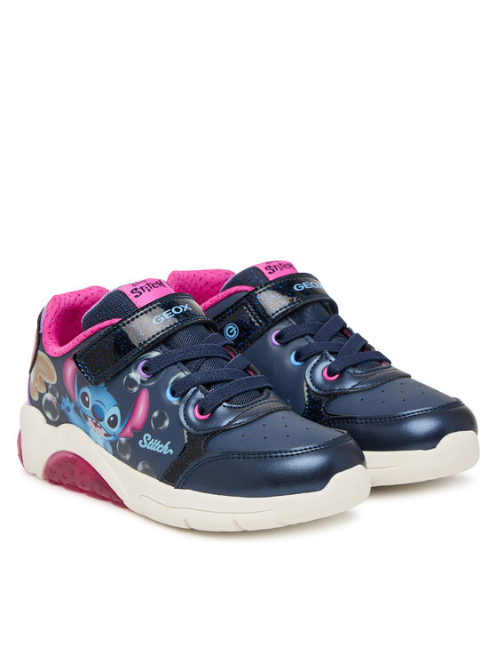 Geox Geox Sneakersy J Fadinlight Girl J66M4E 05402 C4268 D Tmavomodrá