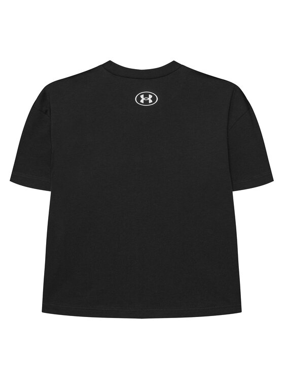 Under Armour Under Armour T-Shirt Ua Crop Sportstyle Logo Ss 1380878 Czarny Loose Fit