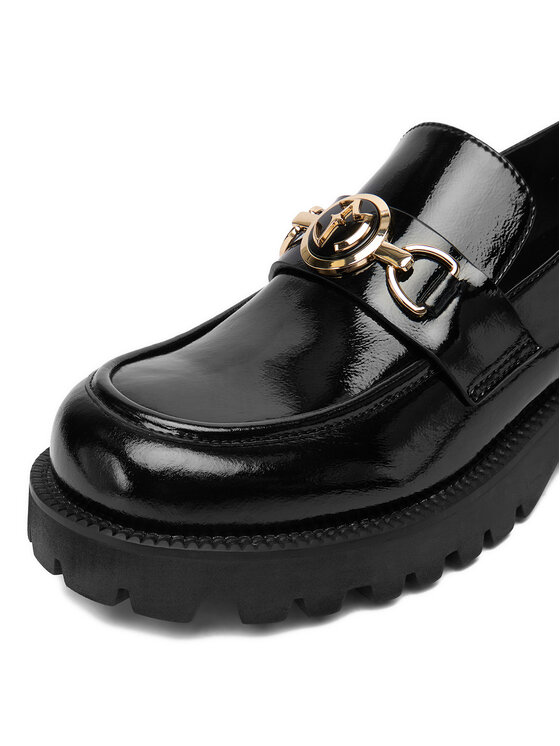 Eva Minge Eva Minge Loafersy EO-MOCCA-01 Černá