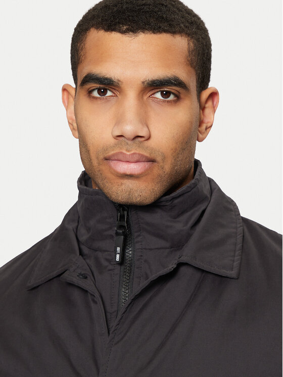 INDICODE INDICODE Parka Ricco 15-889 Czarny Regular Fit