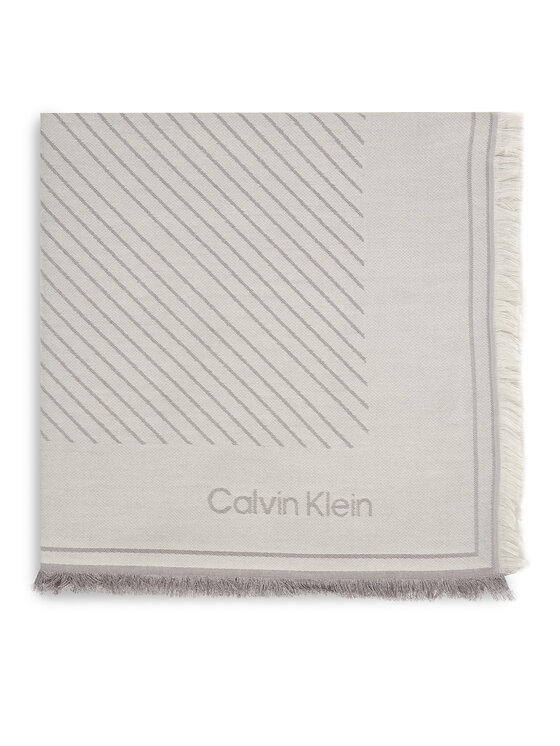 Calvin Klein Calvin Klein Kendő Emblem Graphic Lw Square Scarf LV04F8073G Szürke
