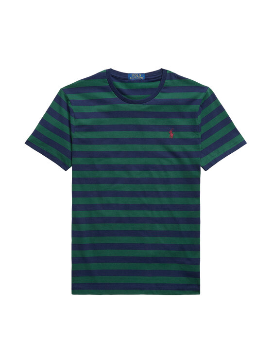 Polo Ralph Lauren Polo Ralph Lauren T-Shirt 710803479031 Zielony Custom Slim Fit
