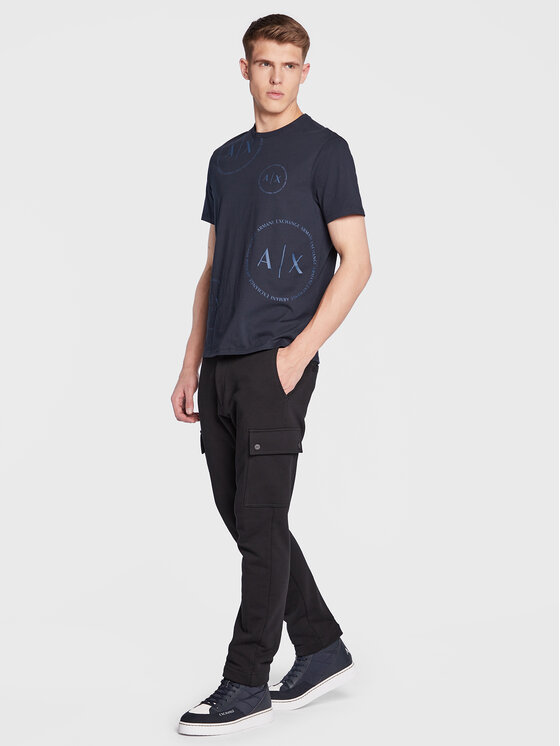 Armani Exchange Armani Exchange T-Shirt 3RZTKJ ZJH4Z 1510 Tmavomodrá Regular Fit