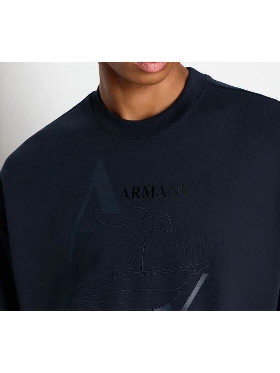 Armani Exchange Armani Exchange Mikina 6RZMAM ZJ9KZ 1510 Čierna Regular Fit