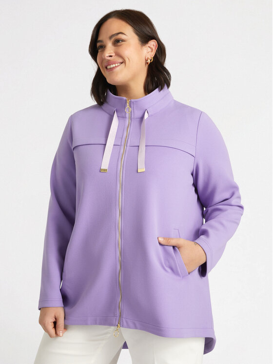 Fiorella Rubino Fiorella Rubino Cappotto F412T001301N009 Viola A-Line Fit