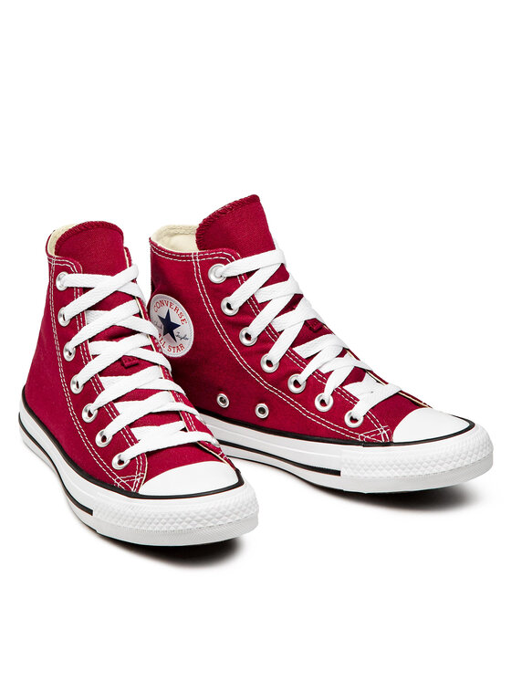 Converse all star high tops clearance maroon