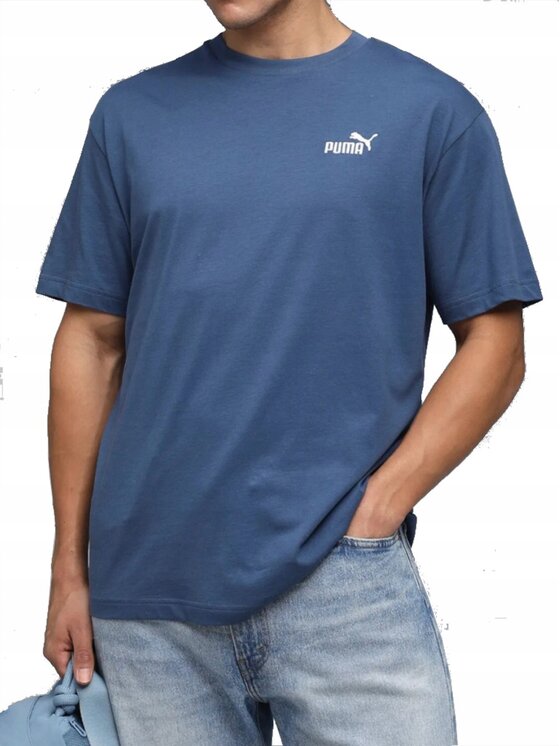 Puma Puma T-Shirt 689153 80 Niebieski Standard Fit