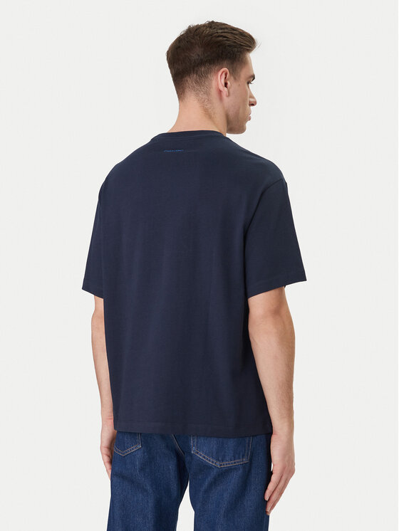 Calvin Klein Calvin Klein Póló Emblem Graphic LV14RF817G Sötétkék Regular Fit