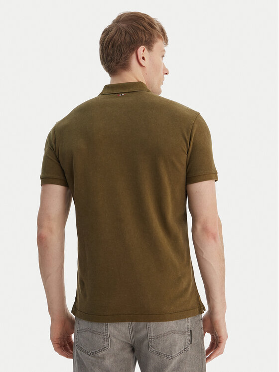 Napapijri Napapijri Poloshirt Elbas NP0A4GDL Grün Regular Fit