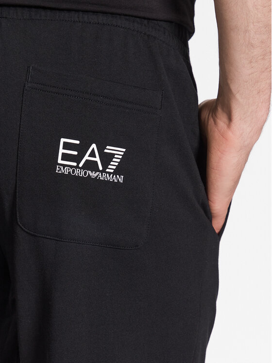 EA7 Emporio Armani EA7 Emporio Armani Donji dio trenerke 8NPPC1 PJ05Z 0203 Crna Regular Fit