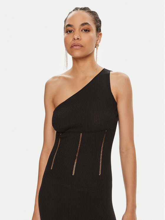 TWINSET TWINSET Φόρεμα υφασμάτινο 241TT3151 Μαύρο Slim Fit