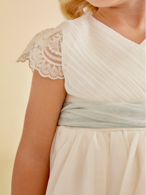 Abel & Lula Abel & Lula Elegantes Kleid 5005 Écru
