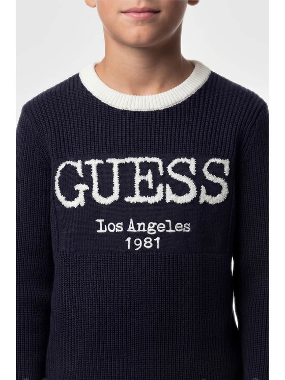 Guess Kids Guess Kids Mikina 180759 Modrá Classic Fit